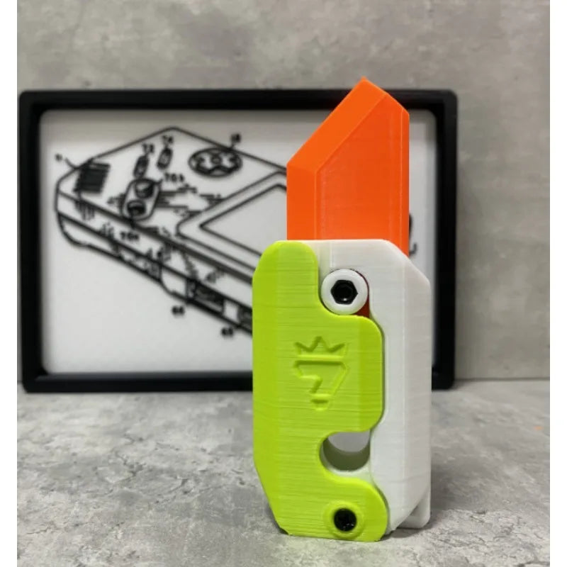 3D Printing Gravity Knife