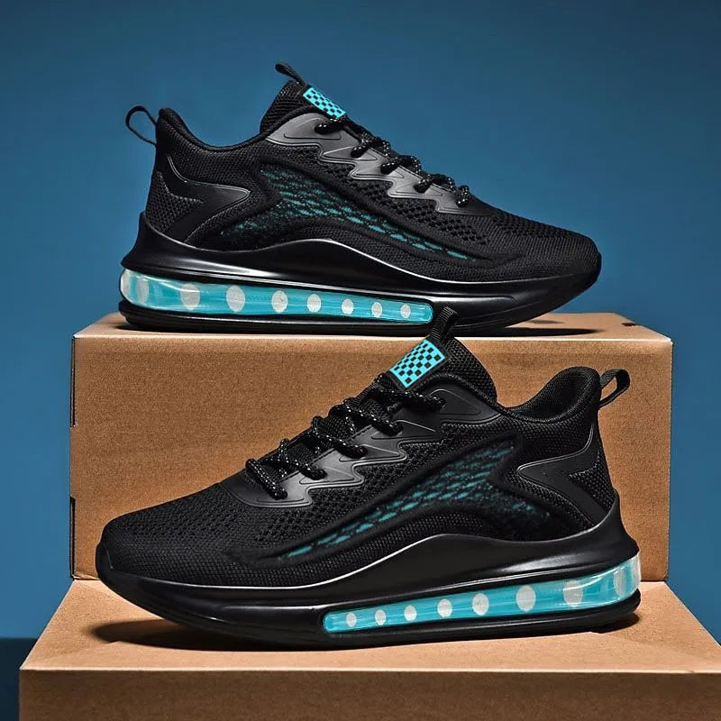 2024 Casual Shoes Breathable and Anti slip Walking Shoes Men's Shoes Outdoor Comfortable and Fashionable Lace up Running Shoes
