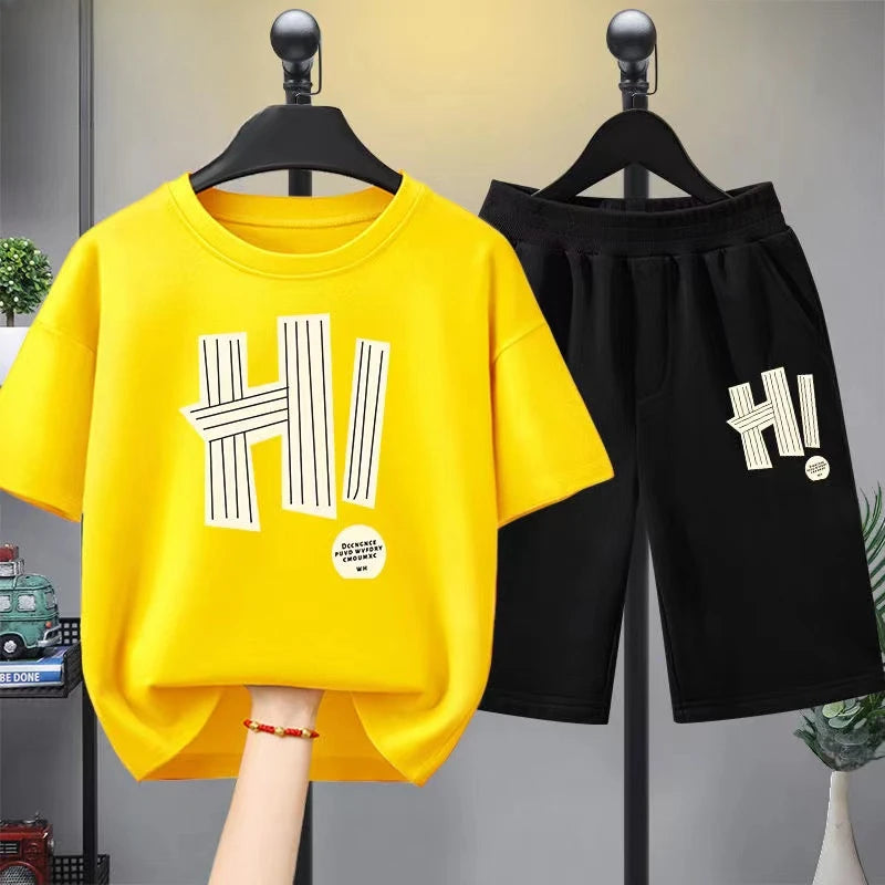 Kids 2-Piece Summer T-Shirt & Shorts Set