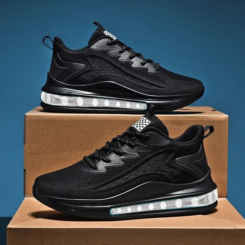 2024 Casual Shoes Breathable and Anti slip Walking Shoes Men's Shoes Outdoor Comfortable and Fashionable Lace up Running Shoes