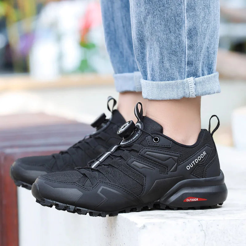 Outdoor Men Shoes Mountaineering Sports Shoes 2024 New Mesh Breathable Cycling Shoes High-Quality Men Hiking Training Shoes