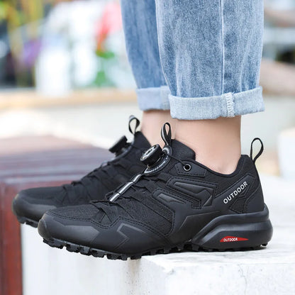 Outdoor Men Shoes Mountaineering Sports Shoes 2024 New Mesh Breathable Cycling Shoes High-Quality Men Hiking Training Shoes