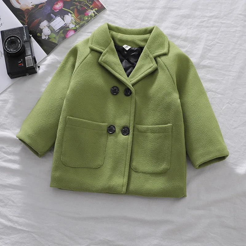 Boys Wool Lapel Coat – Autumn/Winter (1–6Y)