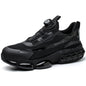 Rotating Button Steel Toe Anti-Puncture Non Slip Work Shoes Man Lightweight Breathable Safety Shoes Men's Work Shoes Boots