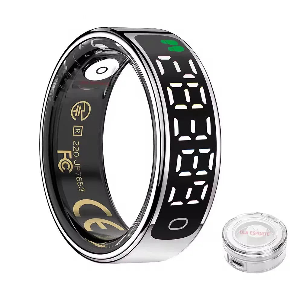 Smart Ring Heart Rate & Blood Oxygen Monitor