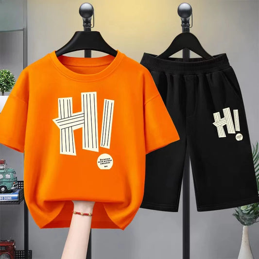 Kids 2-Piece Summer T-Shirt & Shorts Set