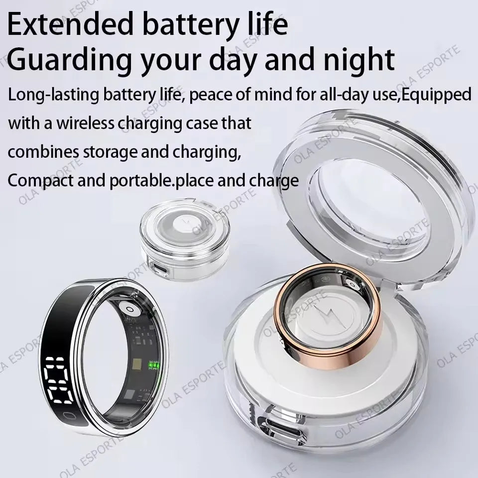 Smart Ring Heart Rate & Blood Oxygen Monitor