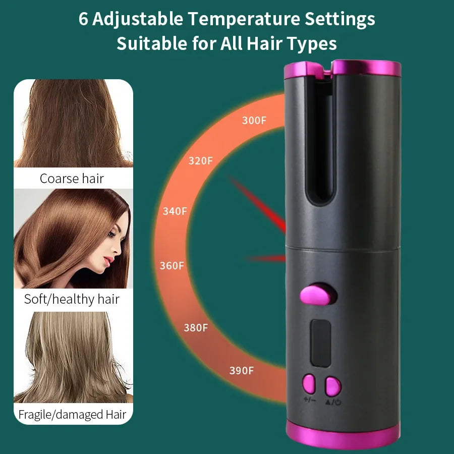 Portable Automatic Curling Iron