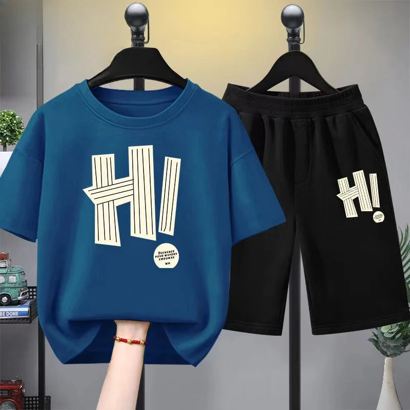 Kids 2-Piece Summer T-Shirt & Shorts Set