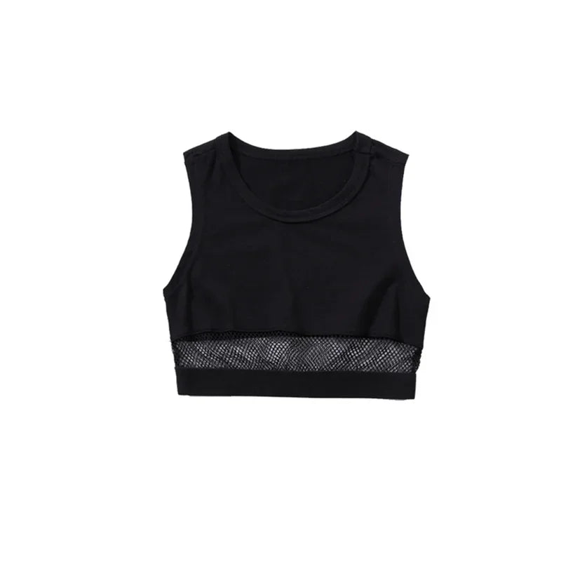 Kids Hip Hop Dance Set – Crop Top & Cargo Pants