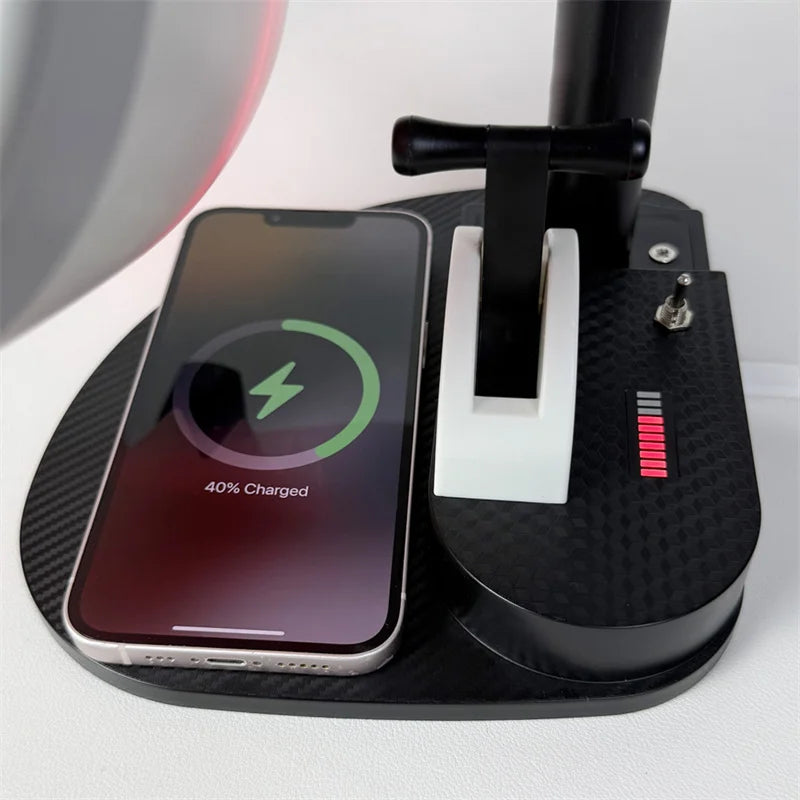 Jet Engine Model Kit with Humidifier & Wireless Charging