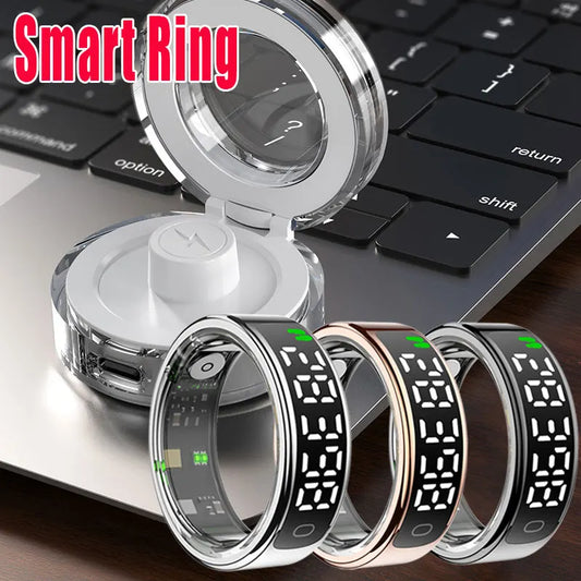 Smart Ring Heart Rate & Blood Oxygen Monitor