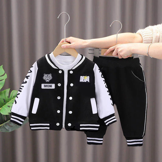 Kids Baseball Jacket & Pants Set – Spring/Autumn