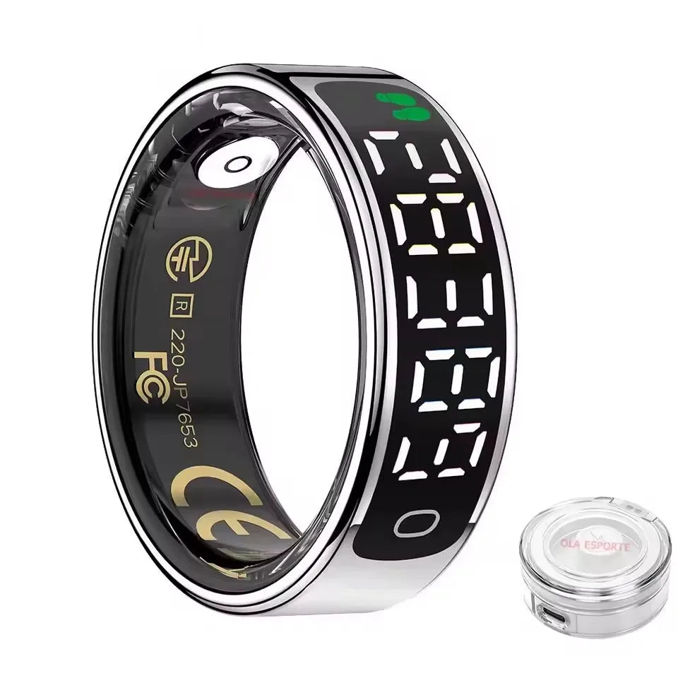 Smart Ring Heart Rate & Blood Oxygen Monitor