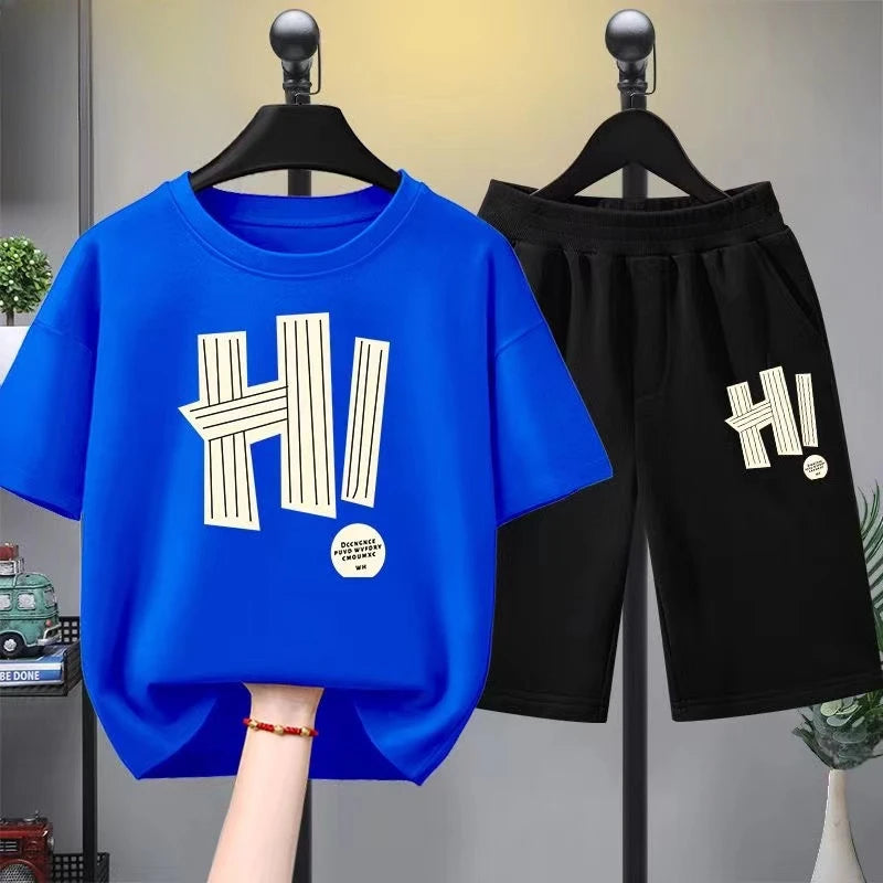 Kids 2-Piece Summer T-Shirt & Shorts Set