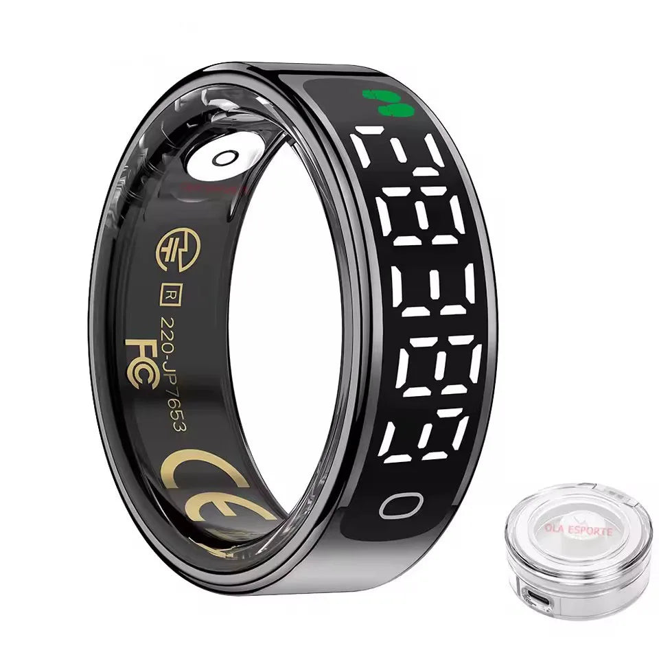 Smart Ring Heart Rate & Blood Oxygen Monitor
