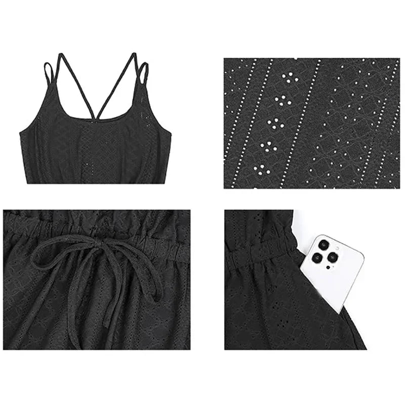 Women’s Summer Sleeveless Mini Dress – Casual A-Line Sundress