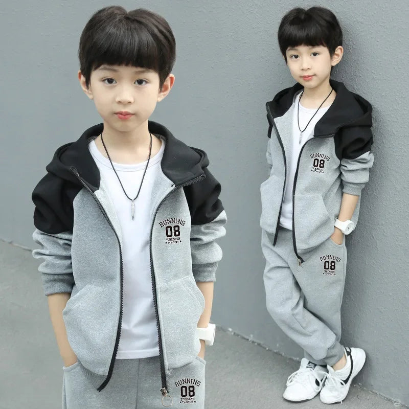 Boys Trendy 2-Piece Outfit – Spring/Autumn 2024