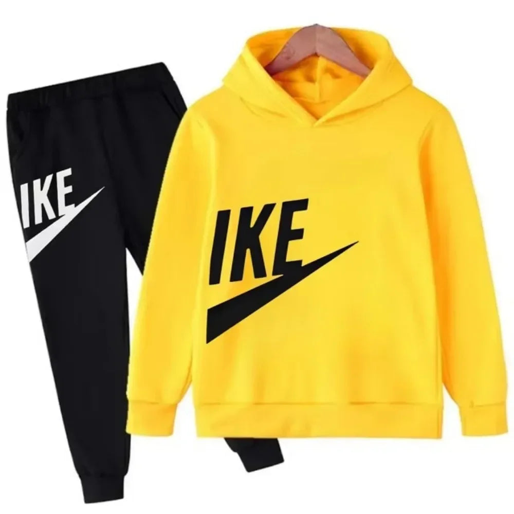 Luxury Kids 2-Piece Hoodie & Pants Set – Spring/Autumn