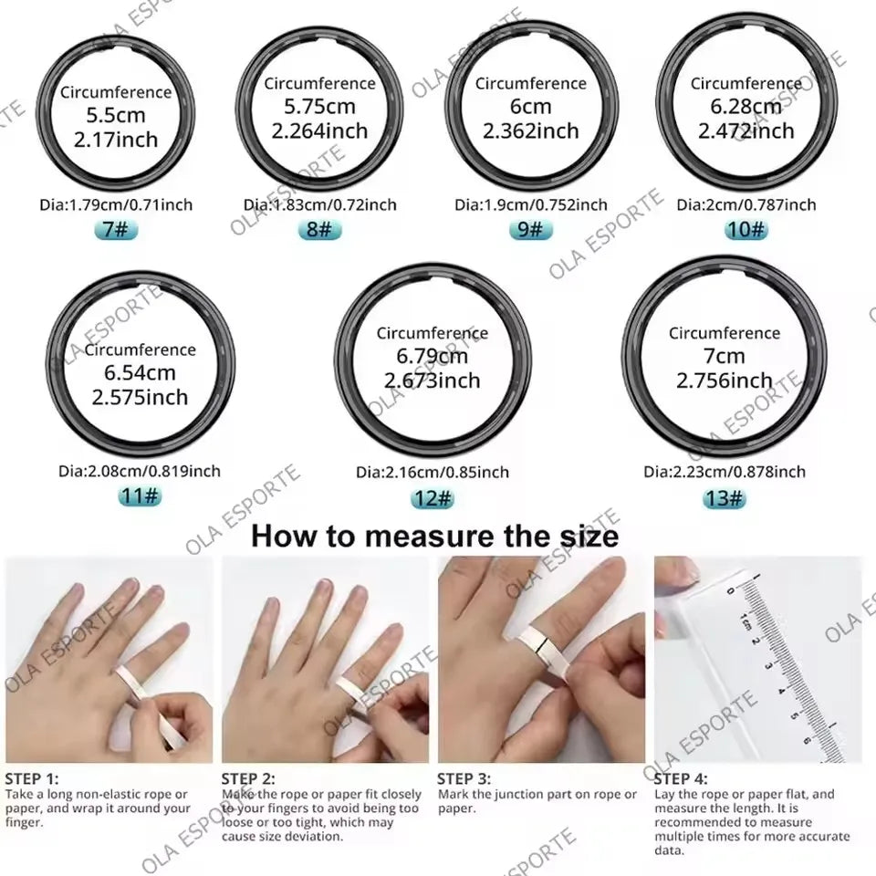 Smart Ring Heart Rate & Blood Oxygen Monitor