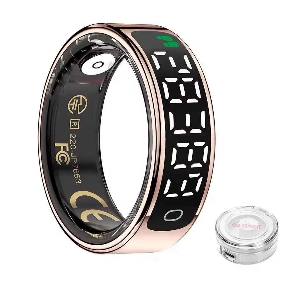 Smart Ring Heart Rate & Blood Oxygen Monitor