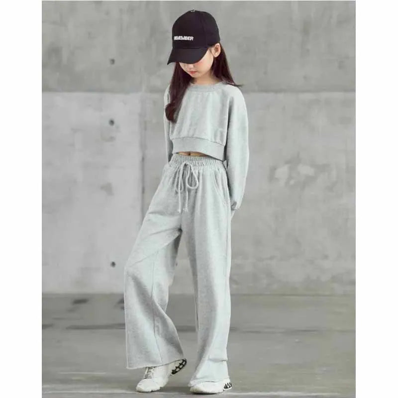 Girls 2-Piece Long Sleeve Sweater & Pants Set – 4–12Y